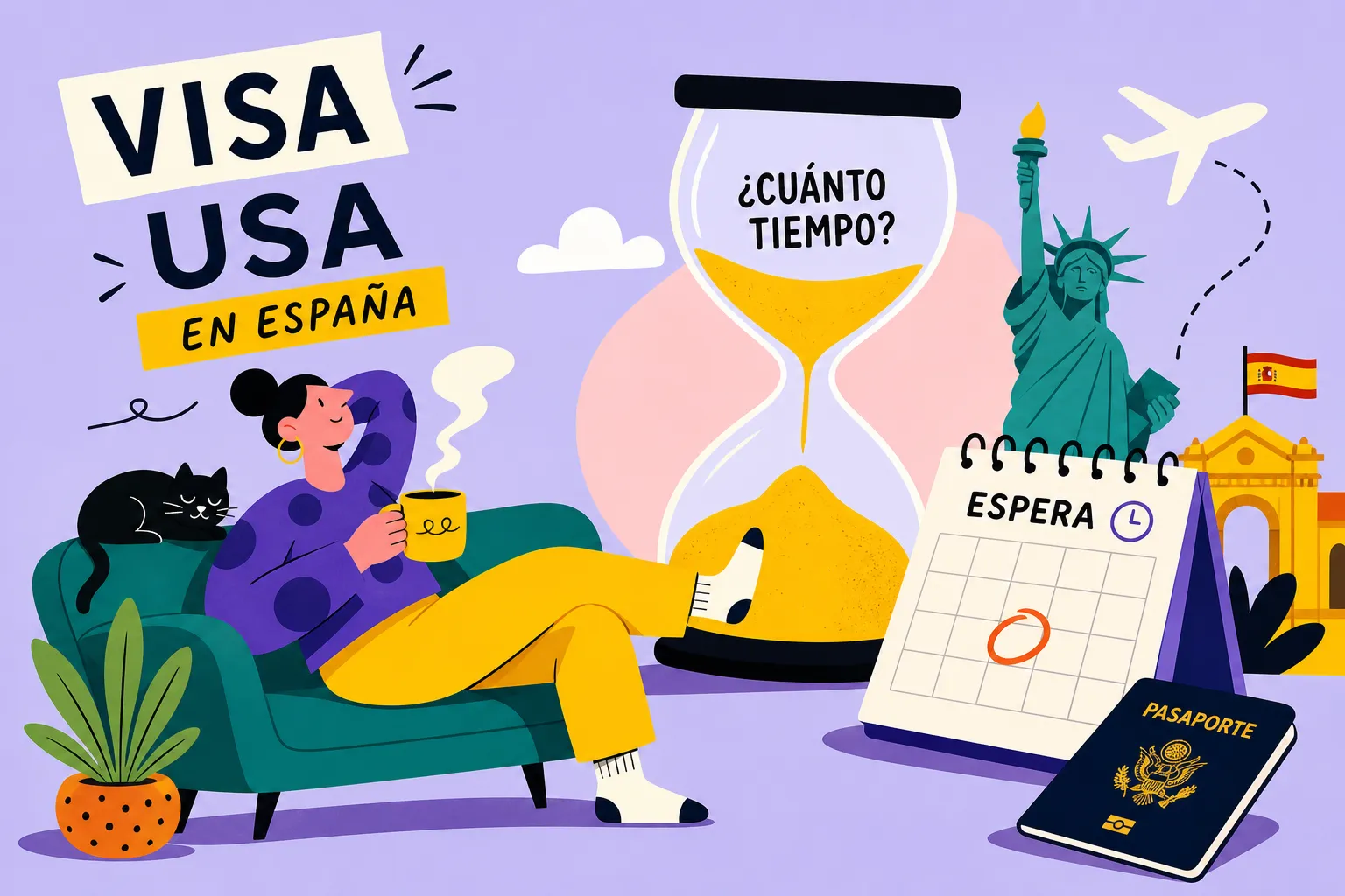 Espera visa americana en España 2026: ¿cuánto tiempo necesitas?