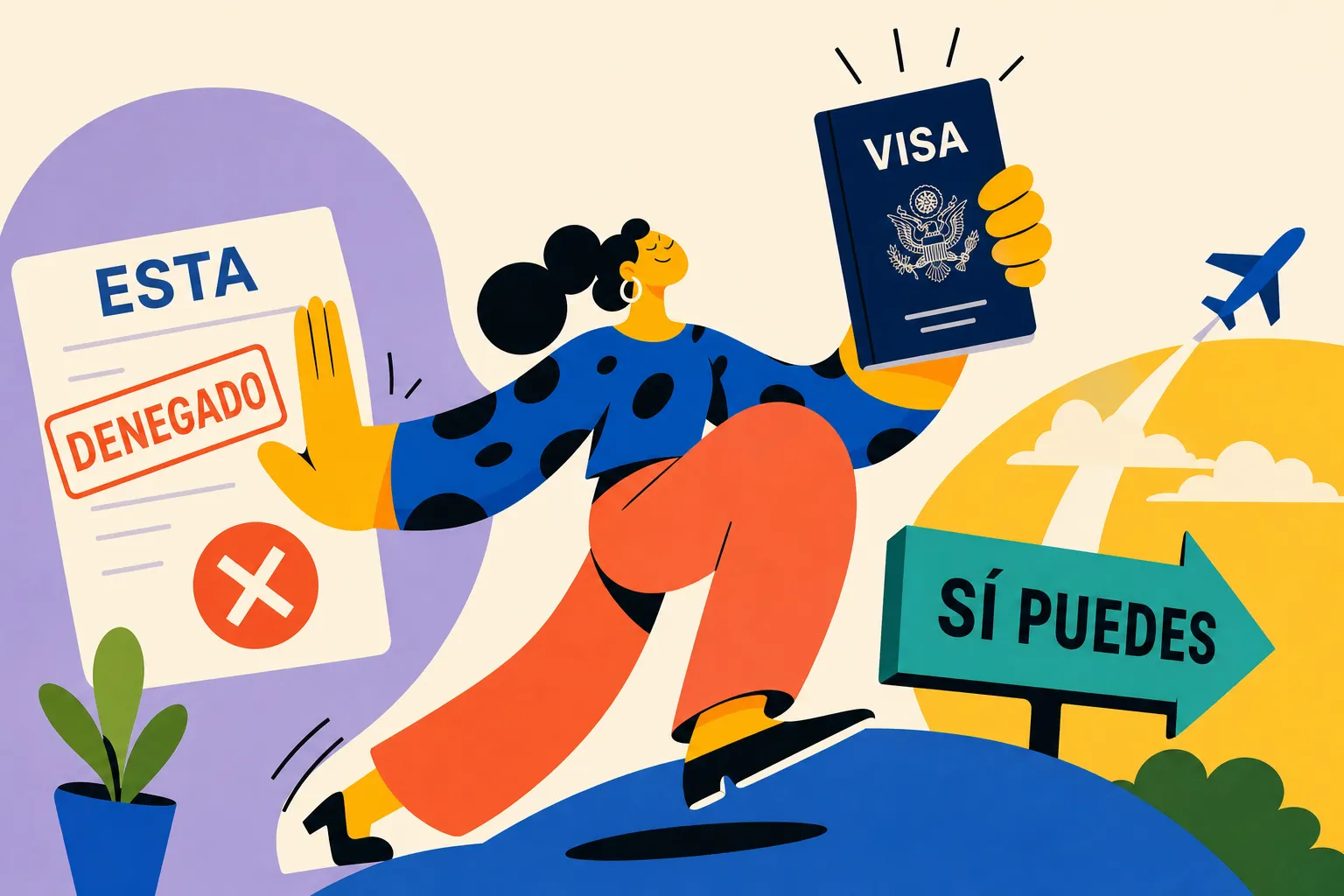 Si denegaron tu ESTA, aún puedes pedir la visa americana